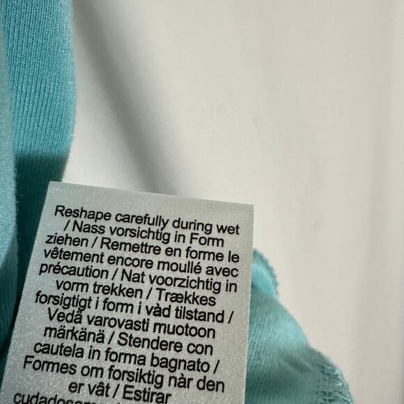 Liverpool LA Oatmeal Plaid Boyfriend Blazer Turquoise Shell 1X Academia Office - Picture 14 of 16